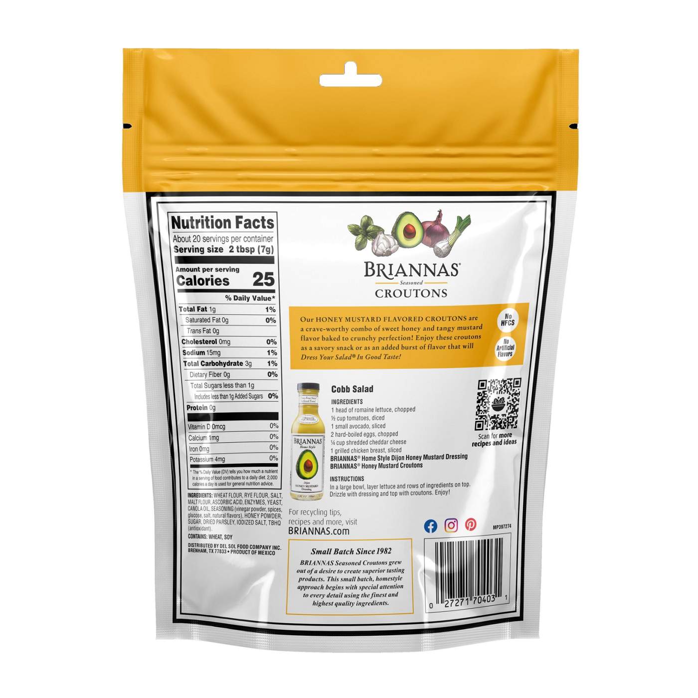 Briannas Honey Mustard Croutons; image 2 of 2