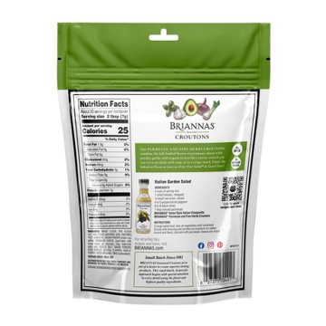 Briannas Parmesan & Fine Herbs Croutons, 5 oz