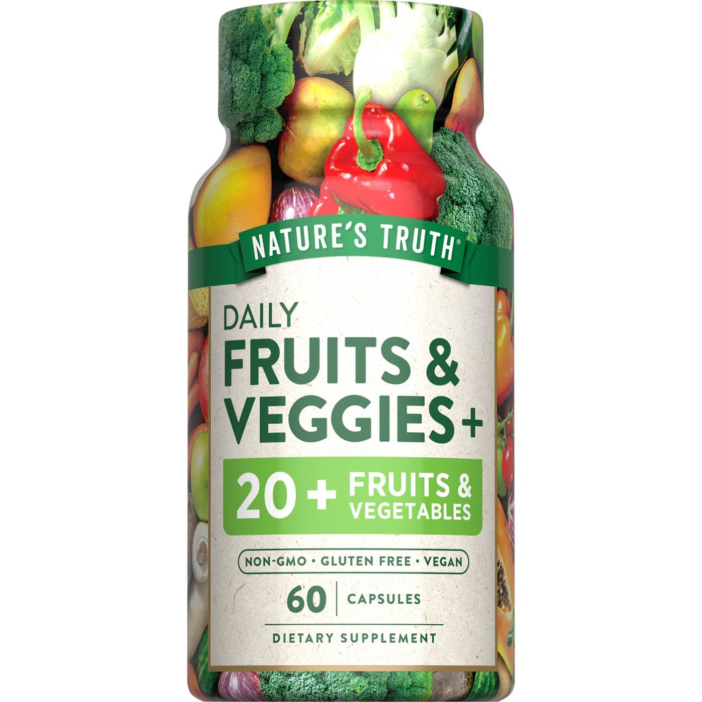 Nature's Truth Daily Fruits & Veggies Capsules; image 1 of 4