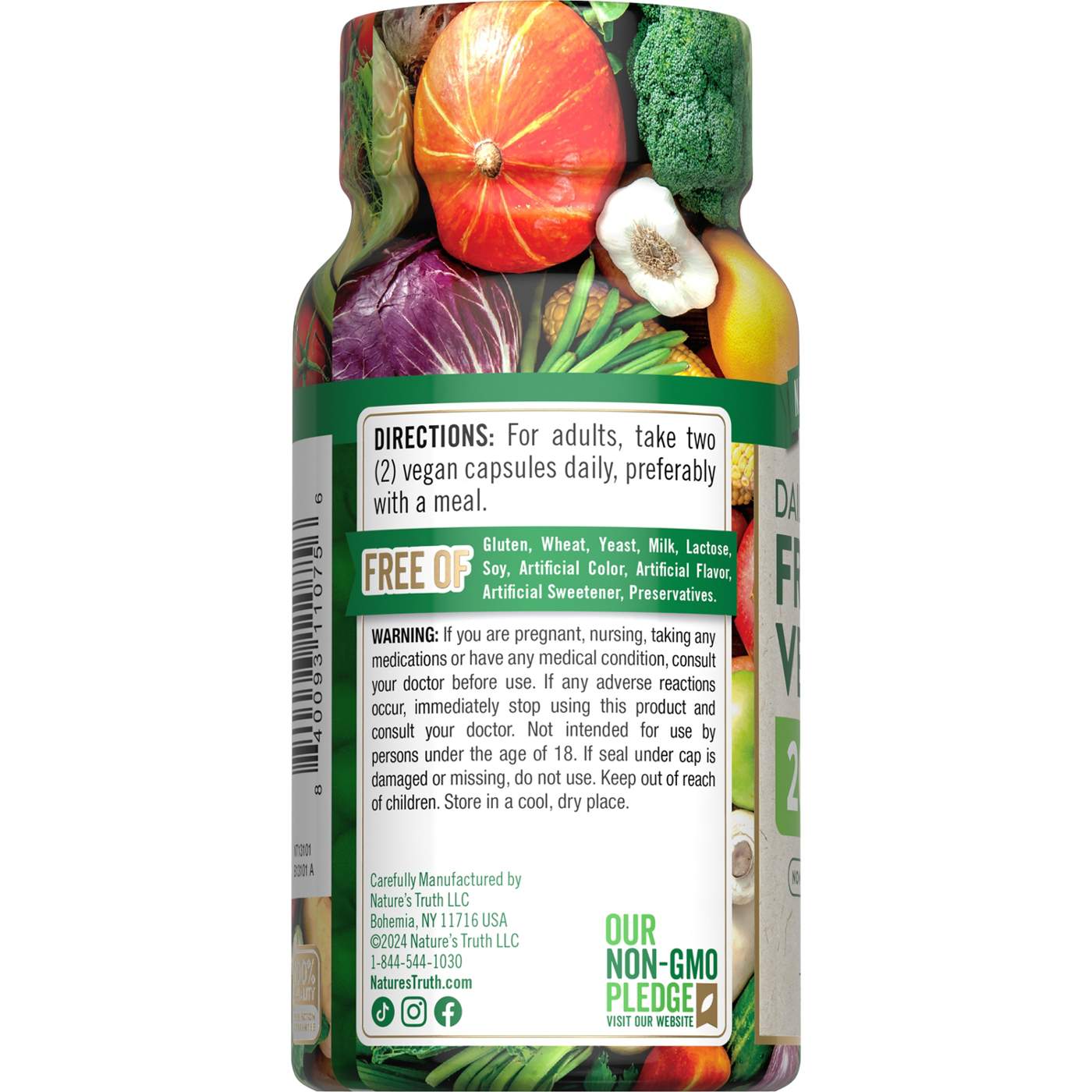 Nature's Truth Daily Fruits & Veggies Capsules; image 2 of 4