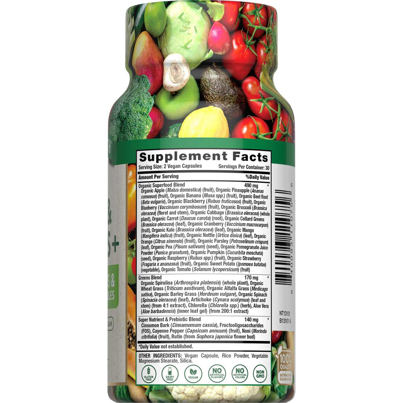 Nature's Truth Daily Fruits & Veggies Capsules; image 3 of 4