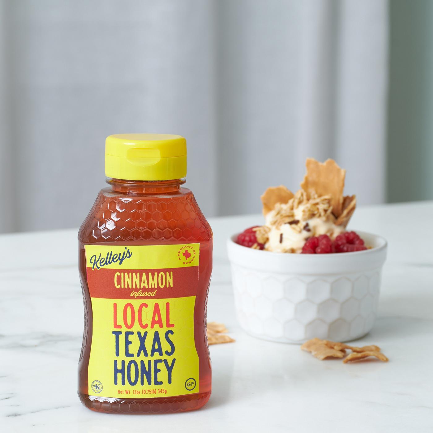 Kelley's Honey Cinnamon Infused Local Texas Honey; image 3 of 5
