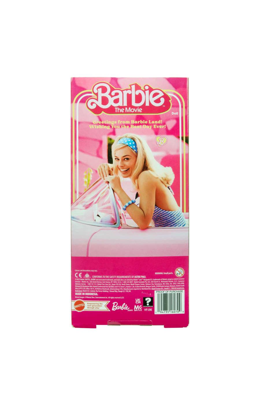 Barbie The Movie Collectible Fashion Doll in Pink Dress; image 3 of 3