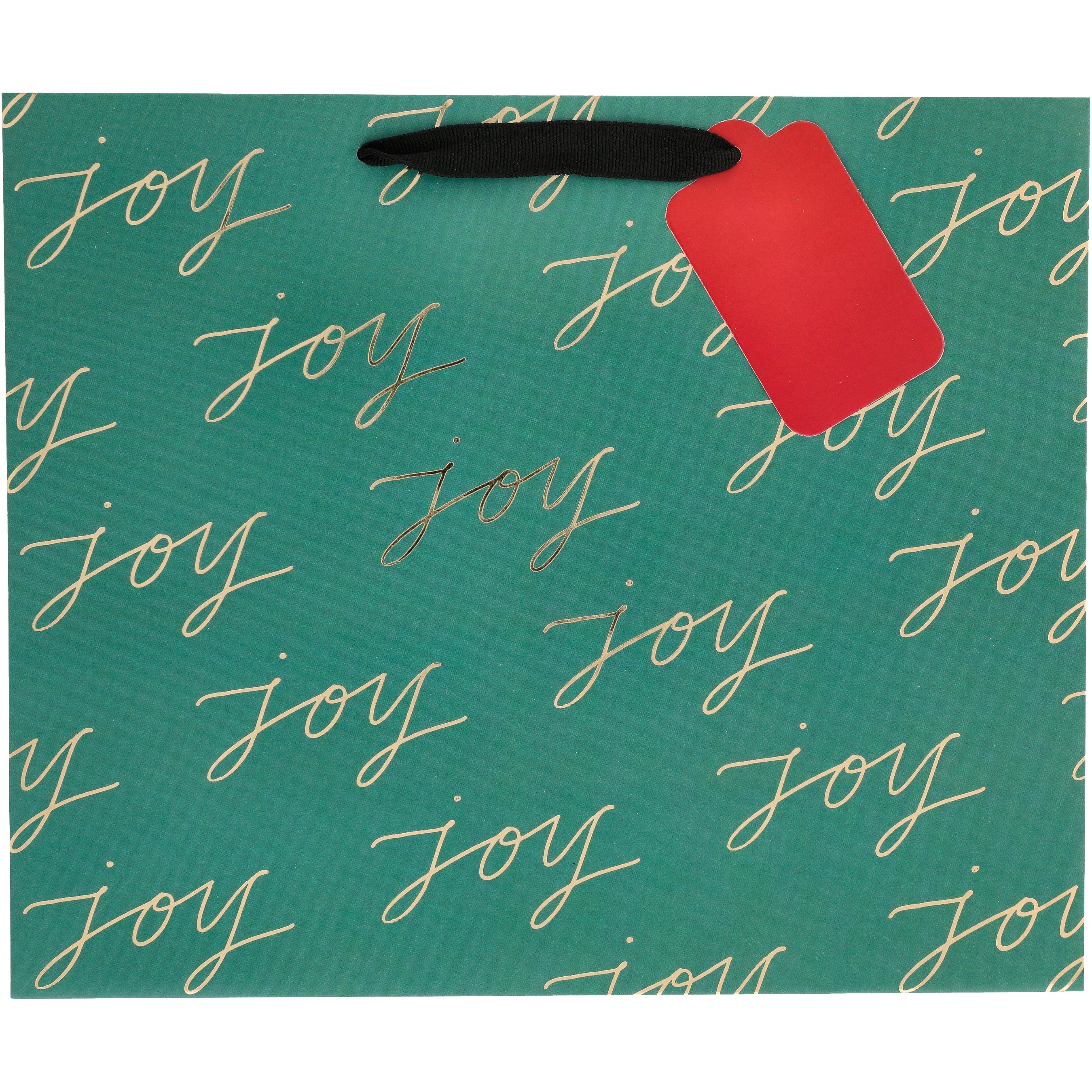 Destination Holiday Joy Christmas Gift Bag Large Shop Gift Wrap at
