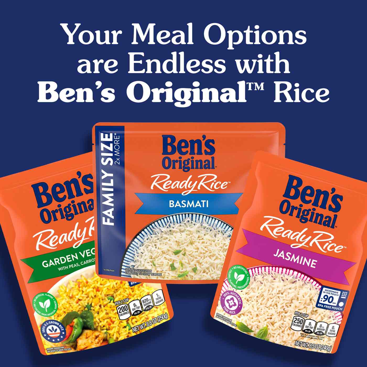 Ben's Original Ready Rice Basmati Family Size Rice; image 4 of 7