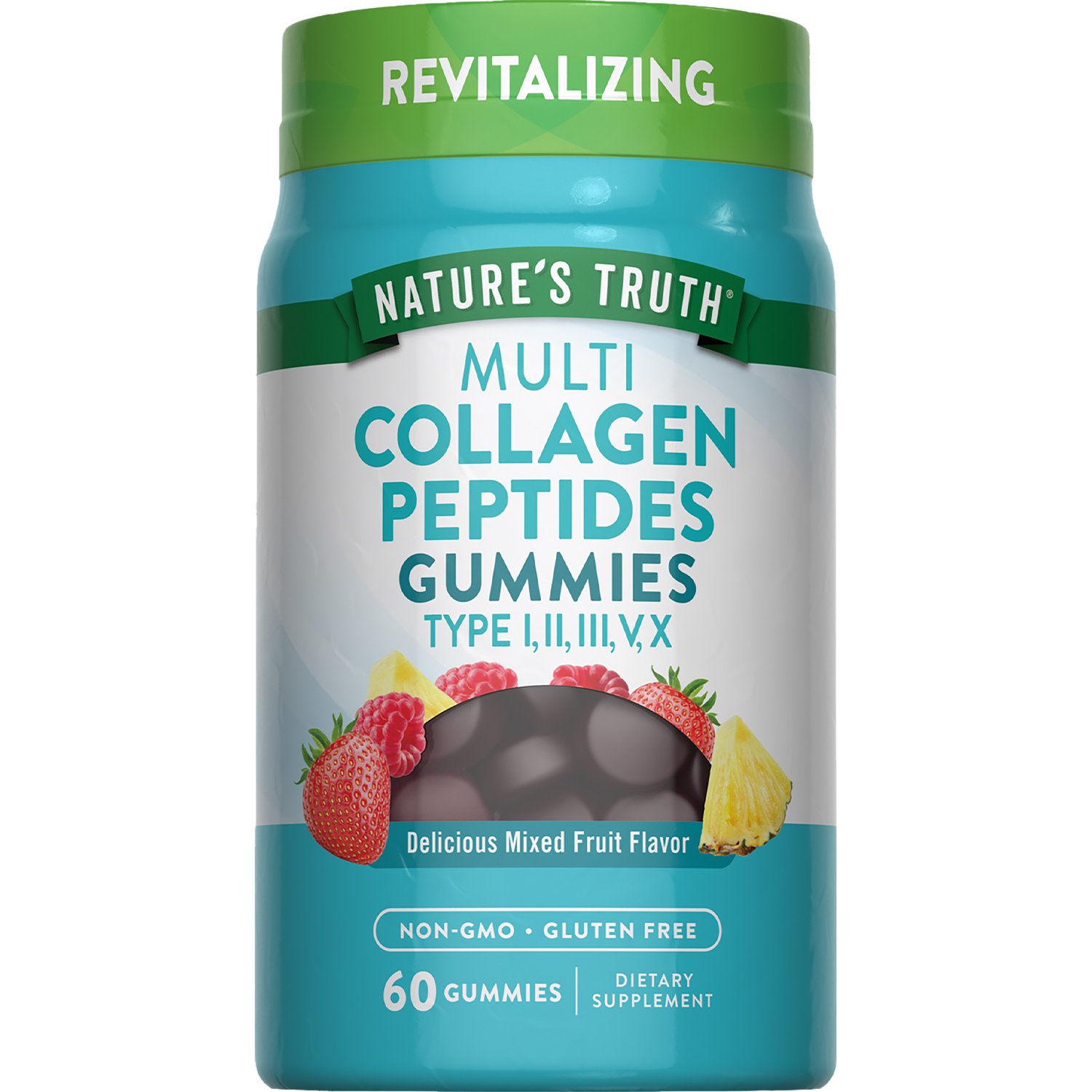 Nature's Truth Multi Collagen Peptides Gummies - Mixed Fruit, 60 ct