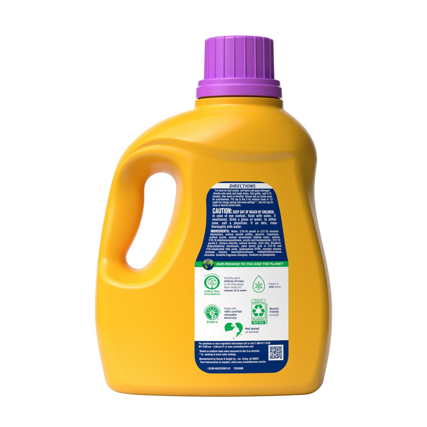 Arm & Hammer Plus OxiClean Odor Blasters HE Liquid Laundry Detergent, 77 Loads - Fresh Botanical; image 3 of 13