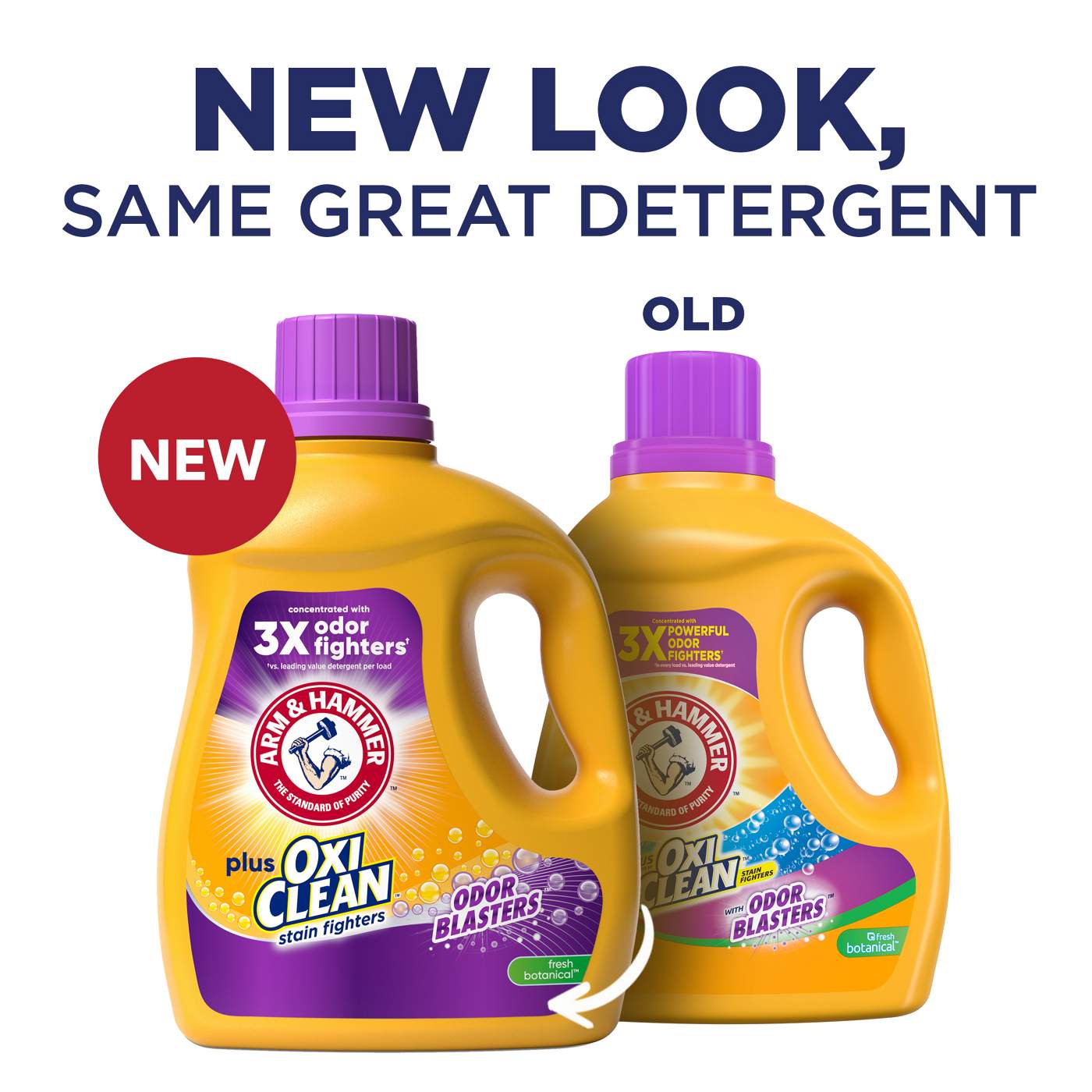 Arm & Hammer Plus OxiClean Odor Blasters HE Liquid Laundry Detergent, 77 Loads - Fresh Botanical; image 9 of 13