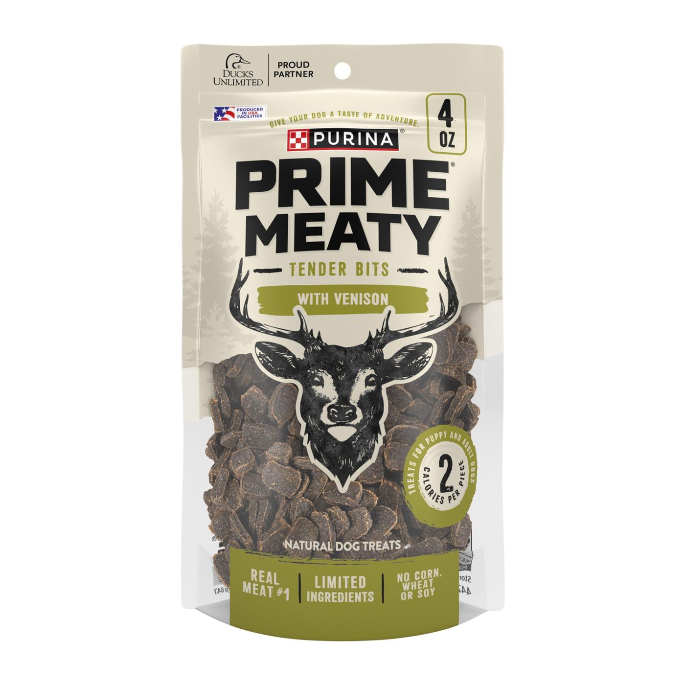 Prime Purina PRIME MEATY Tender Bits With Venison All Natural Dog Treats; image 1 of 6