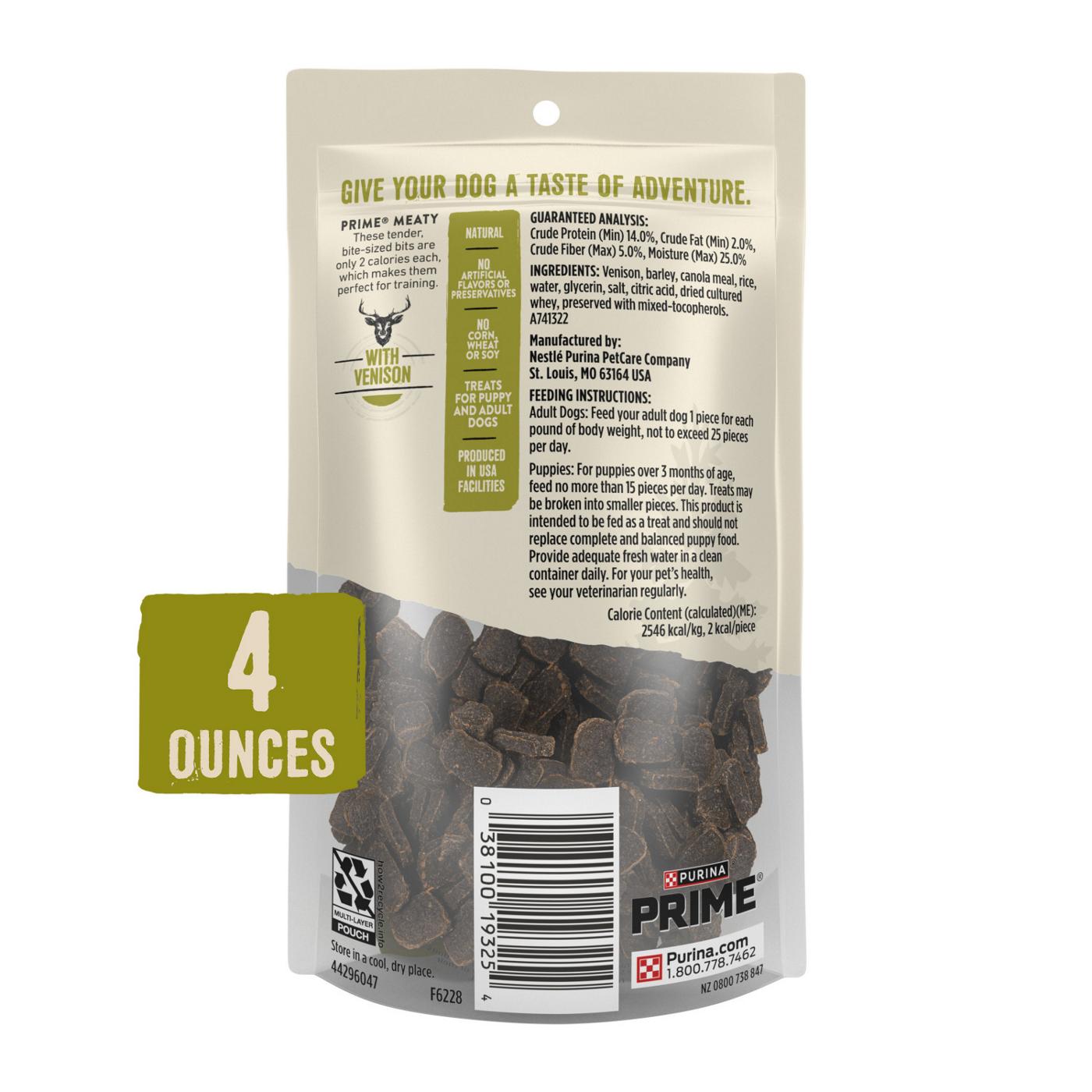 Prime Purina PRIME MEATY Tender Bits With Venison All Natural Dog Treats; image 2 of 6