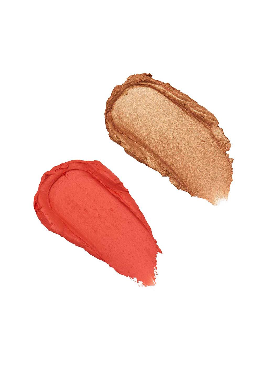 Makeup Revolution Double Ended Blush & Highlight Stick - Coral Dew; image 2 of 4