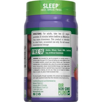 Nature's Truth Maximum Strength Sleep Melatonin 12mg Gummies - Mixed Berry