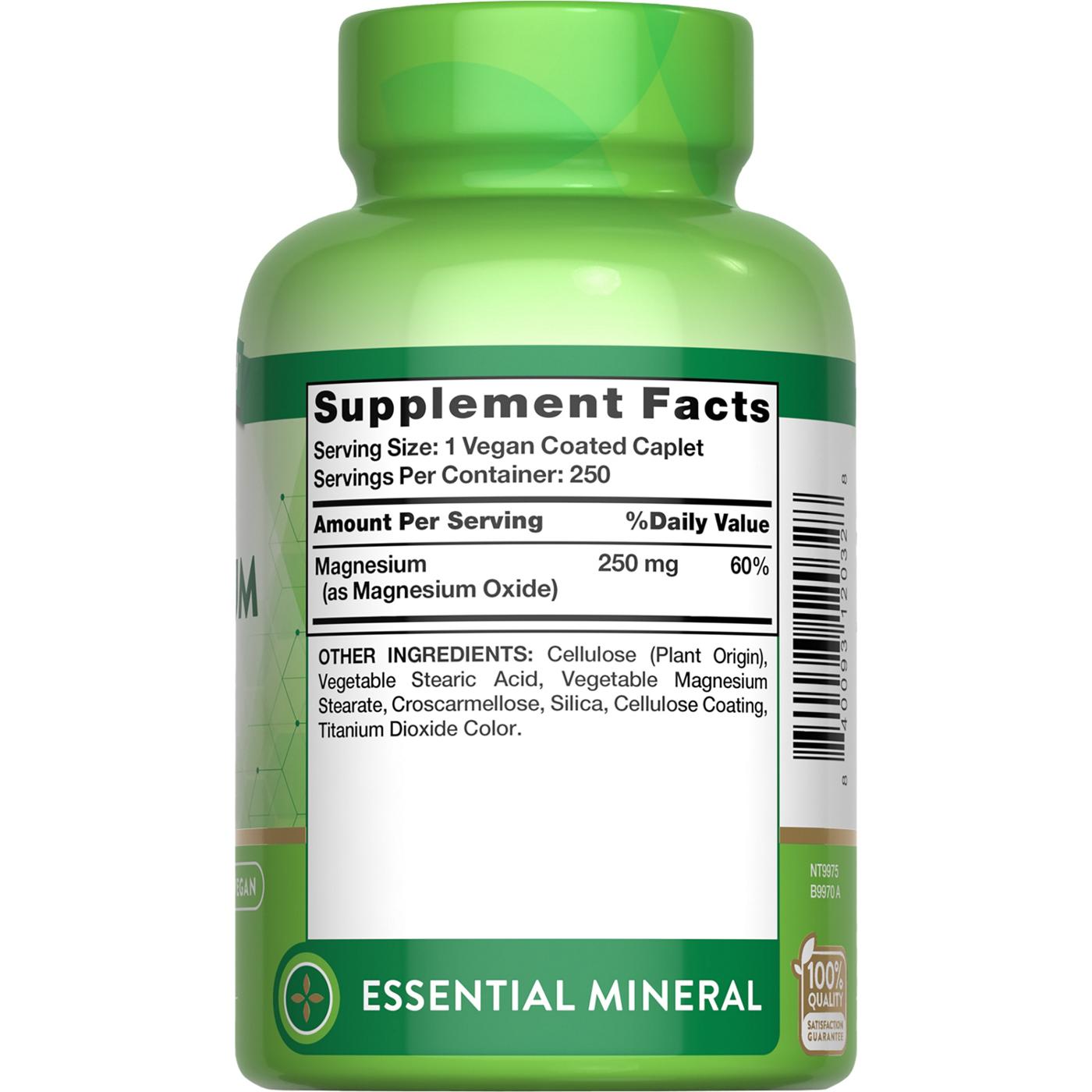 Nature's Truth Magnesium Caplets - 250 mg; image 2 of 4