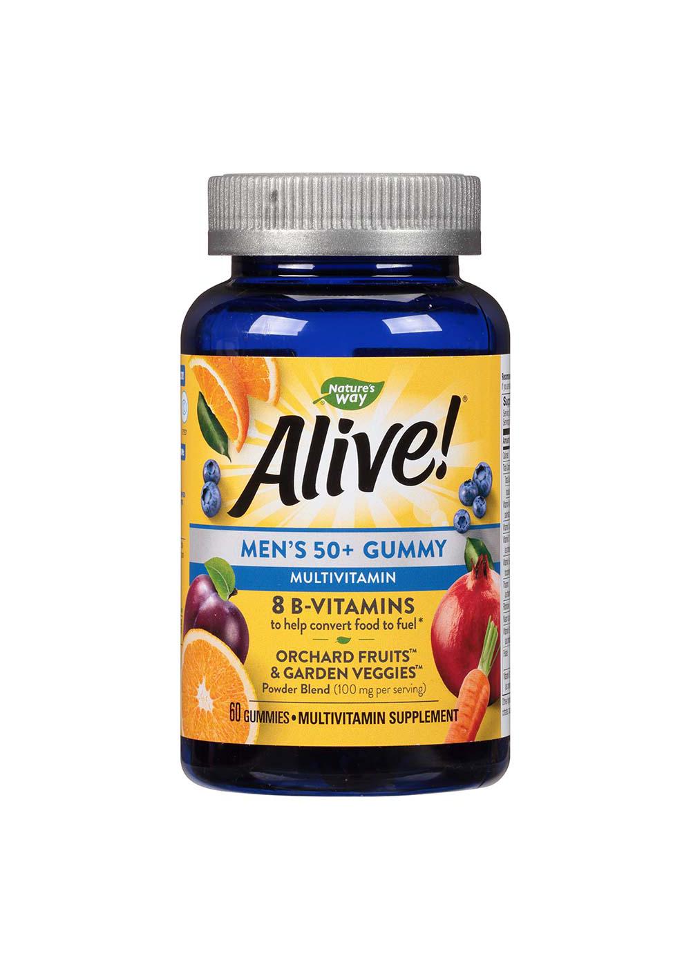 Nature's Way Alive! Men's 50+ Multivitamin Gummies; image 1 of 2