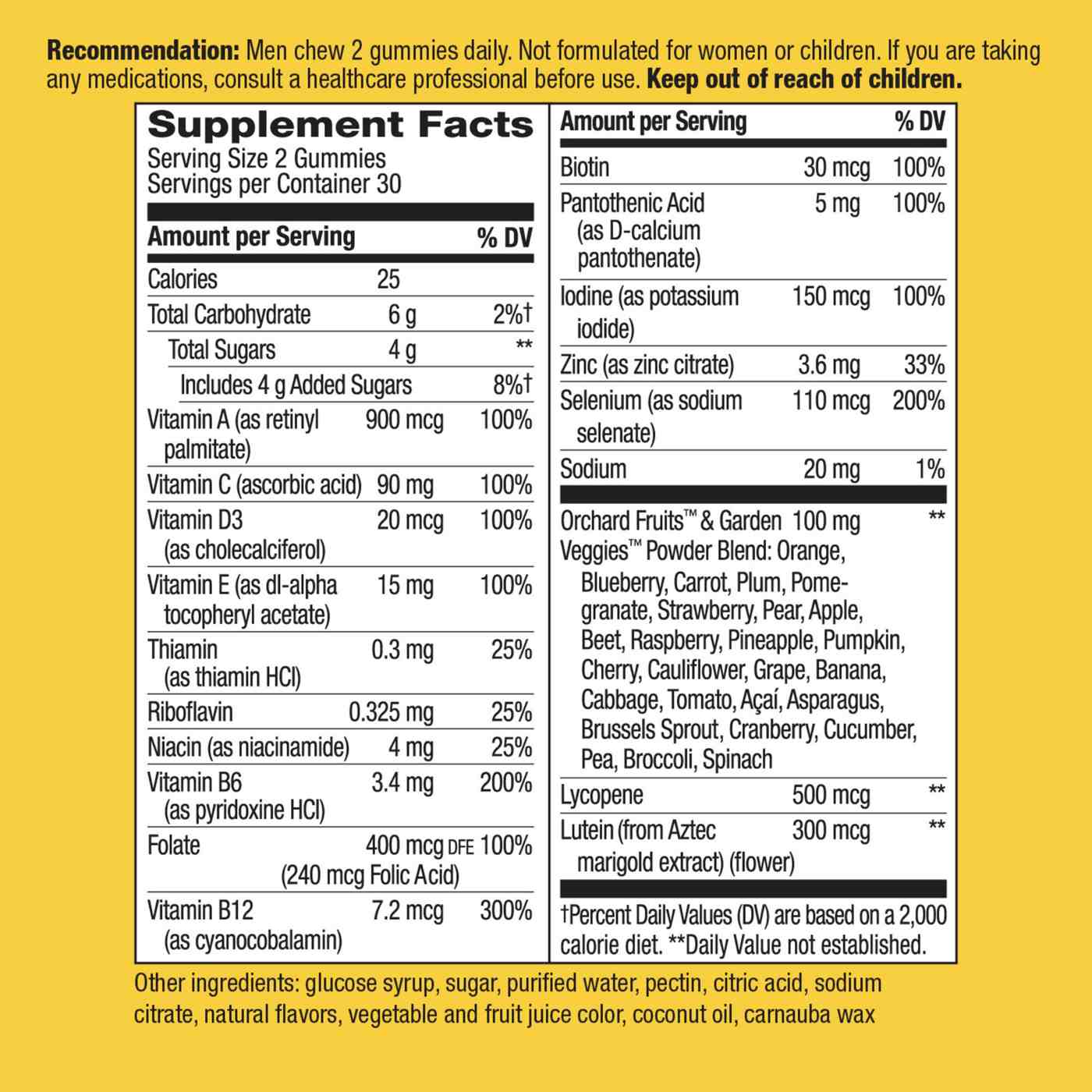 Nature's Way Alive! Men's 50+ Multivitamin Gummies; image 2 of 2