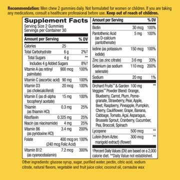 Nature's Way Alive! Men's 50+ Multivitamin Gummies