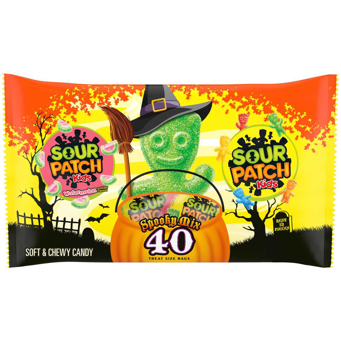 Sour Patch Kids Spooky Mix Treat Size Halloween Candy; image 1 of 5