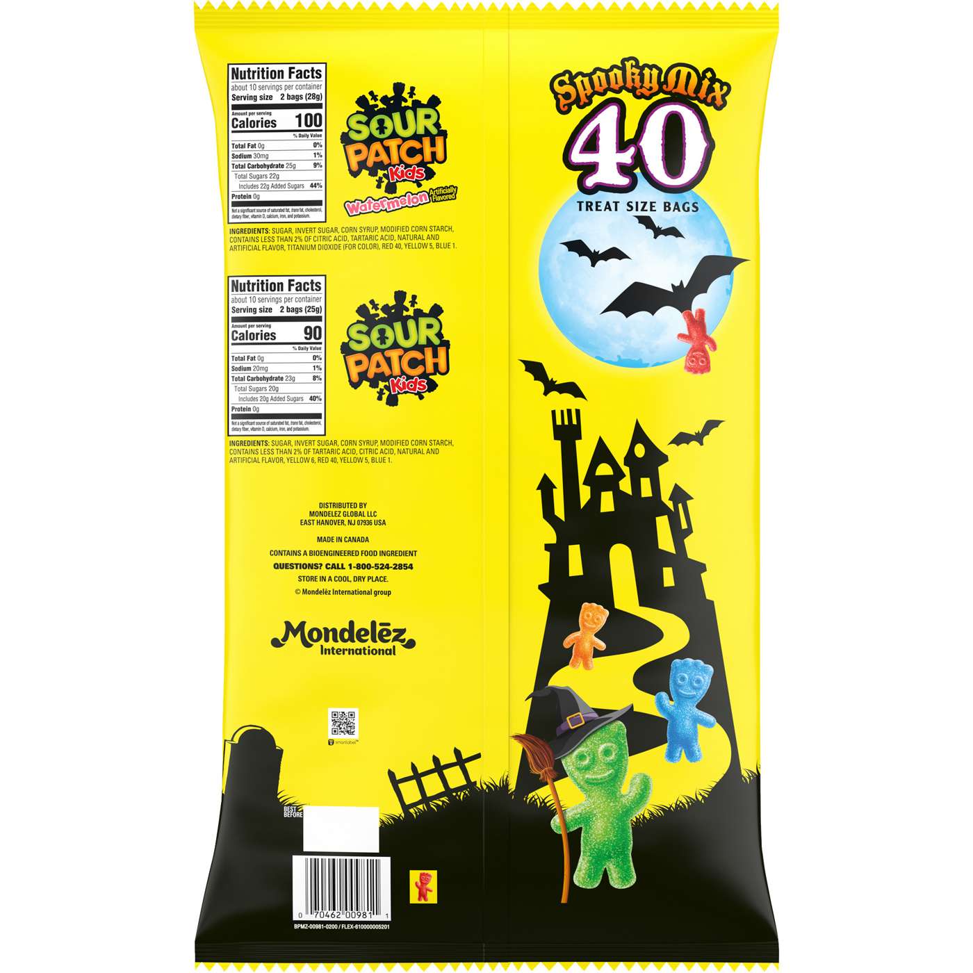 Sour Patch Kids Spooky Mix Treat Size Halloween Candy; image 4 of 5