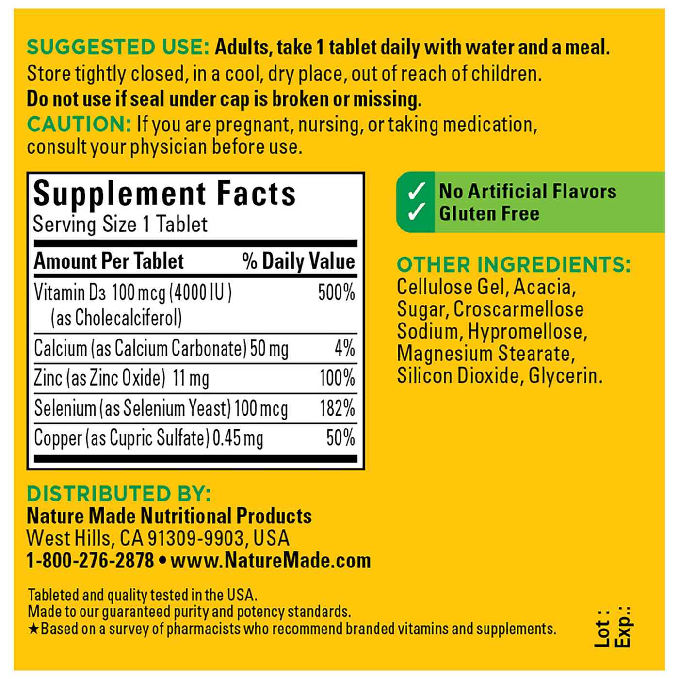 Nature Made Immune Complex Super D Tablets; image 2 of 2