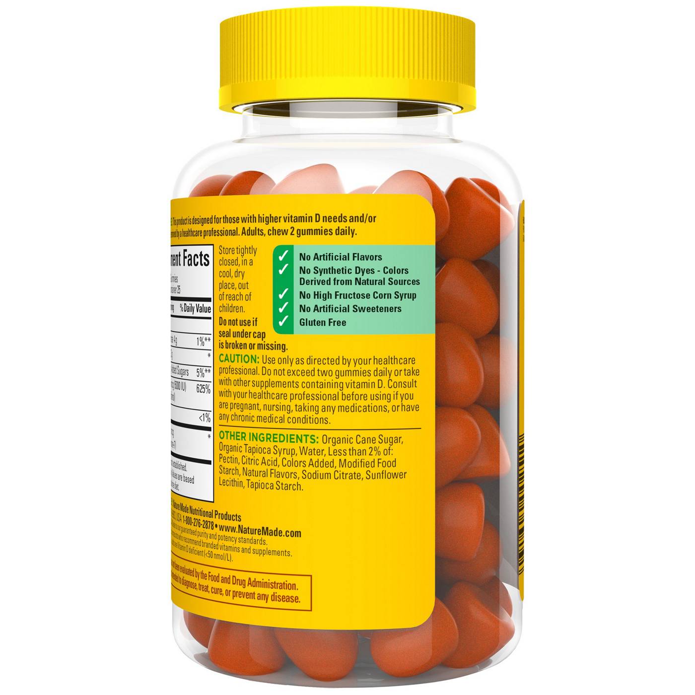 Nature Made Vitamin D3 + K2 Gummies; image 2 of 3