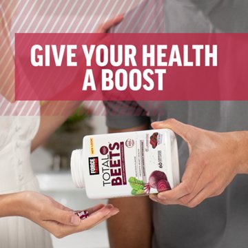 Force Factor Total Beets Soft Chews - Acai Berry, 60 ct