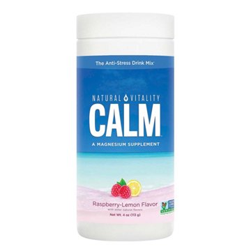 Natural Vitality Calm Magnesium Drink Mix - Raspberry-Lemon, 4 oz