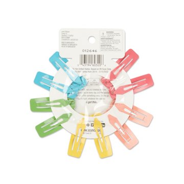 Scunci Glitter Snap Clips