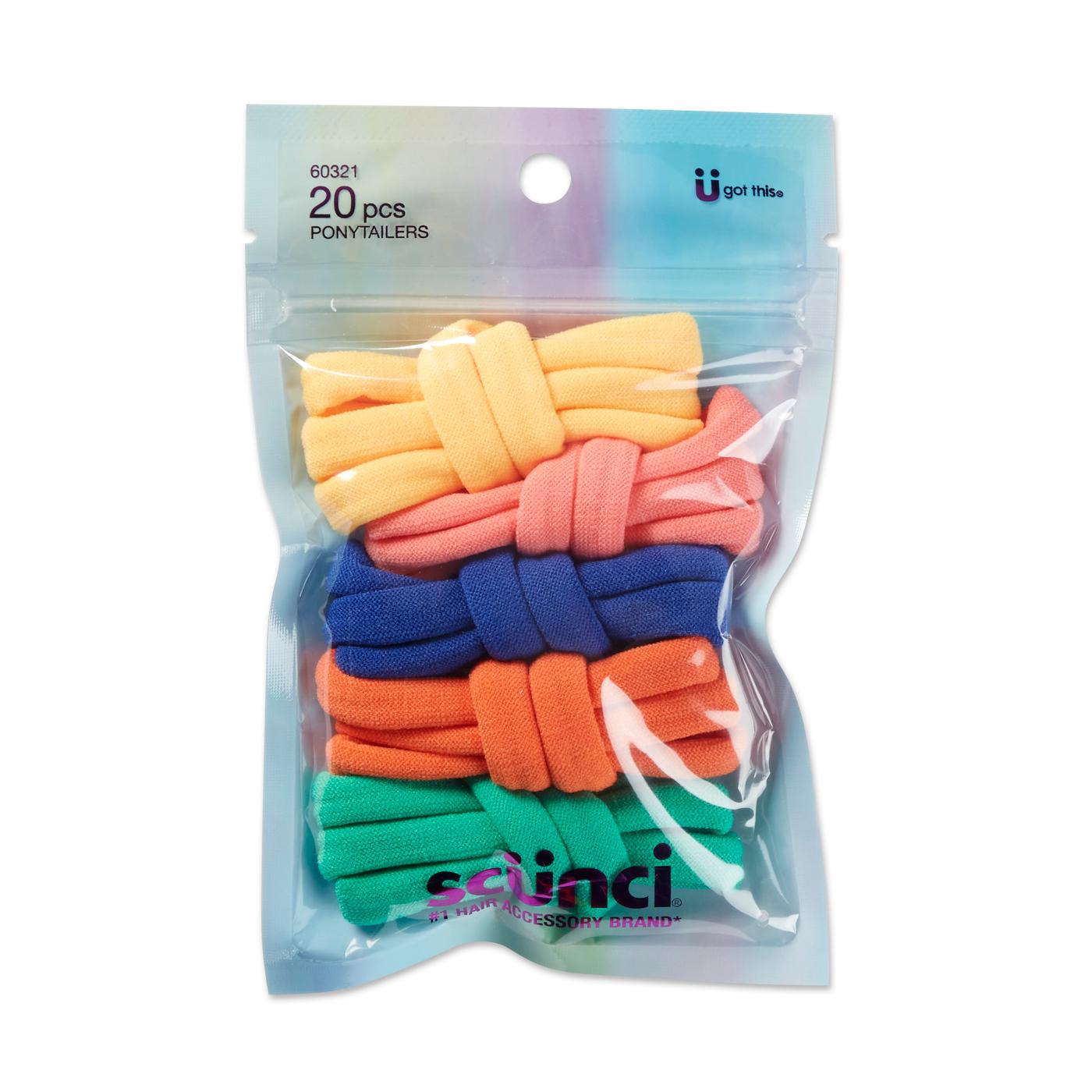 Scunci Ponytailers in Zip Pouch; image 1 of 2