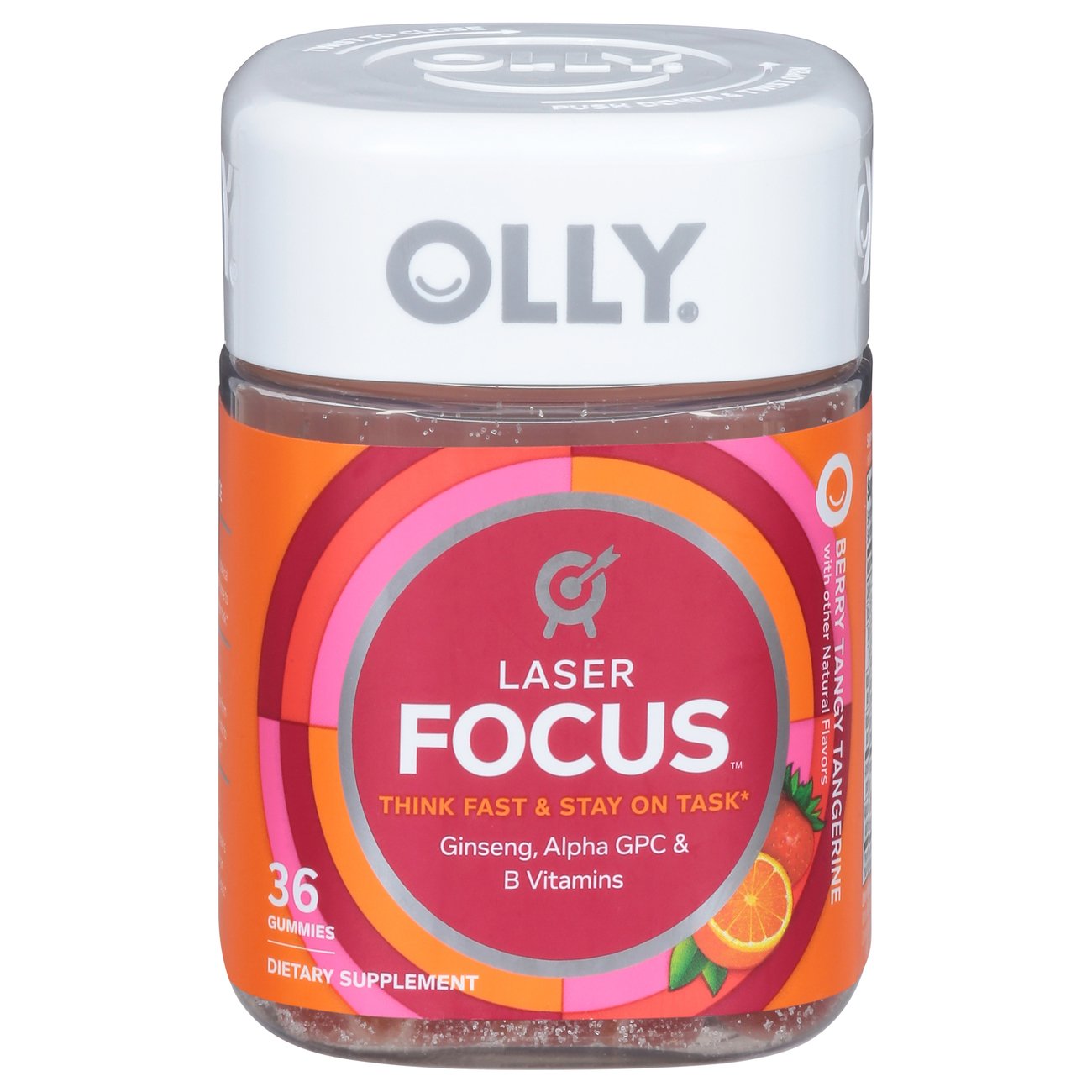 Olly Laser Focus Gummies - Berry Tangy Tangerine - Shop Diet & Fitness ...