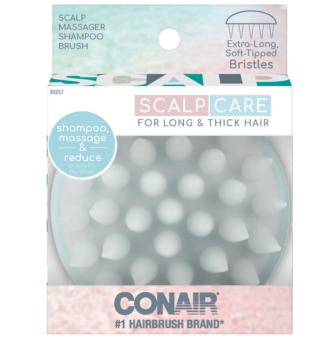 Conair Scalp Care Massage Brush for Long Hair; image 1 of 2