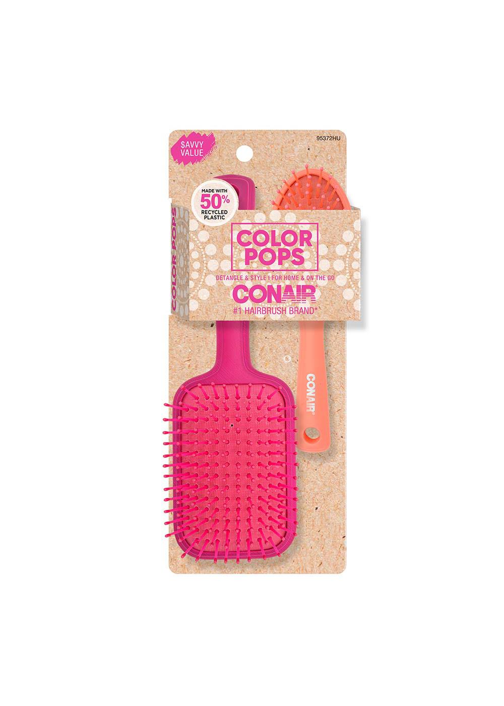 Conair Color Pops Brush Set - Paddle & Detangling; image 1 of 2