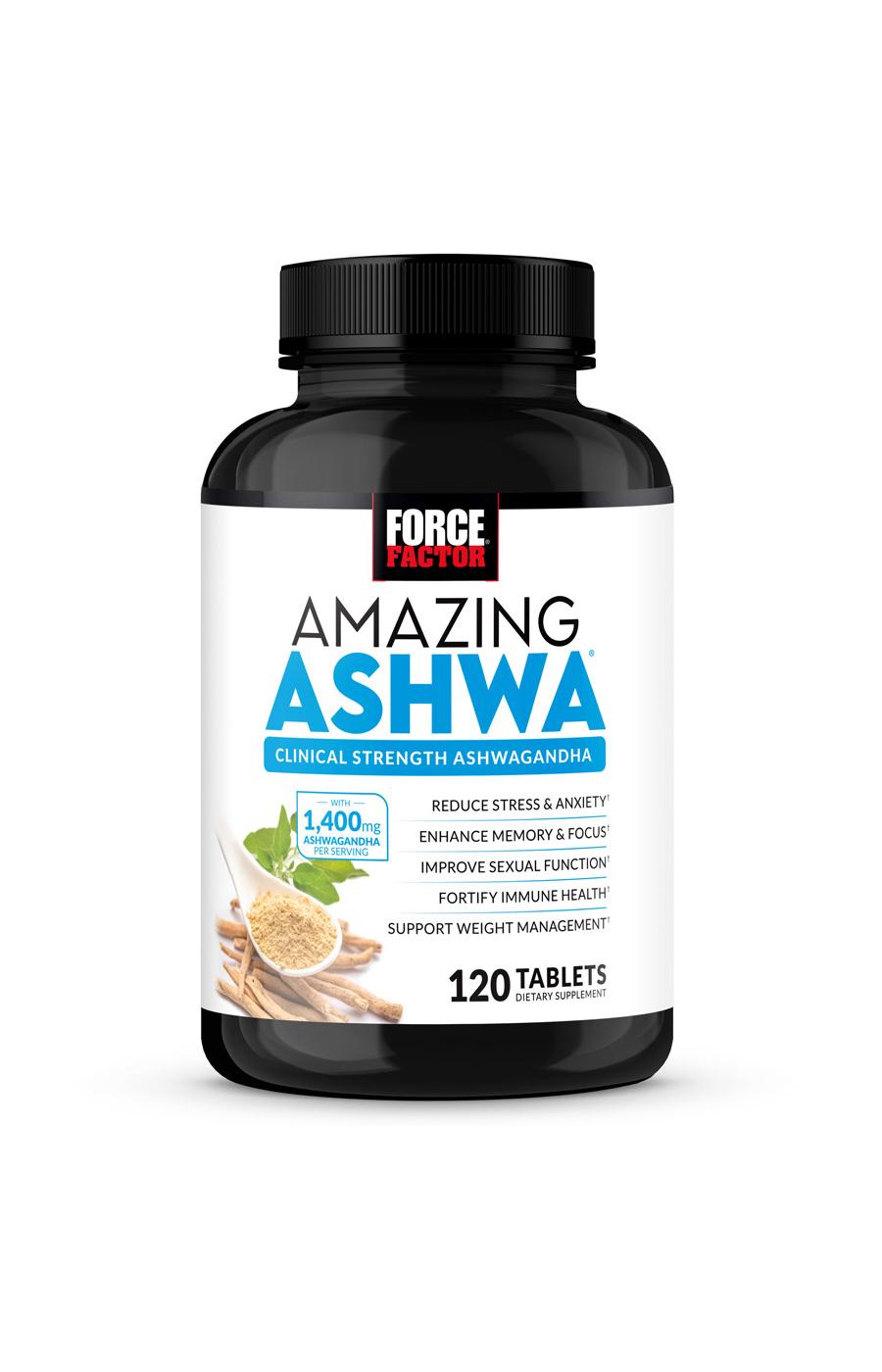 Force Factor Amazing Ashwa Tablets; image 1 of 5