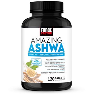 Force Factor Amazing Ashwa Tablets, 120 ct