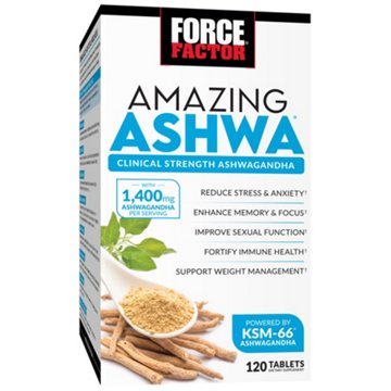 Force Factor Amazing Ashwa Tablets, 120 ct