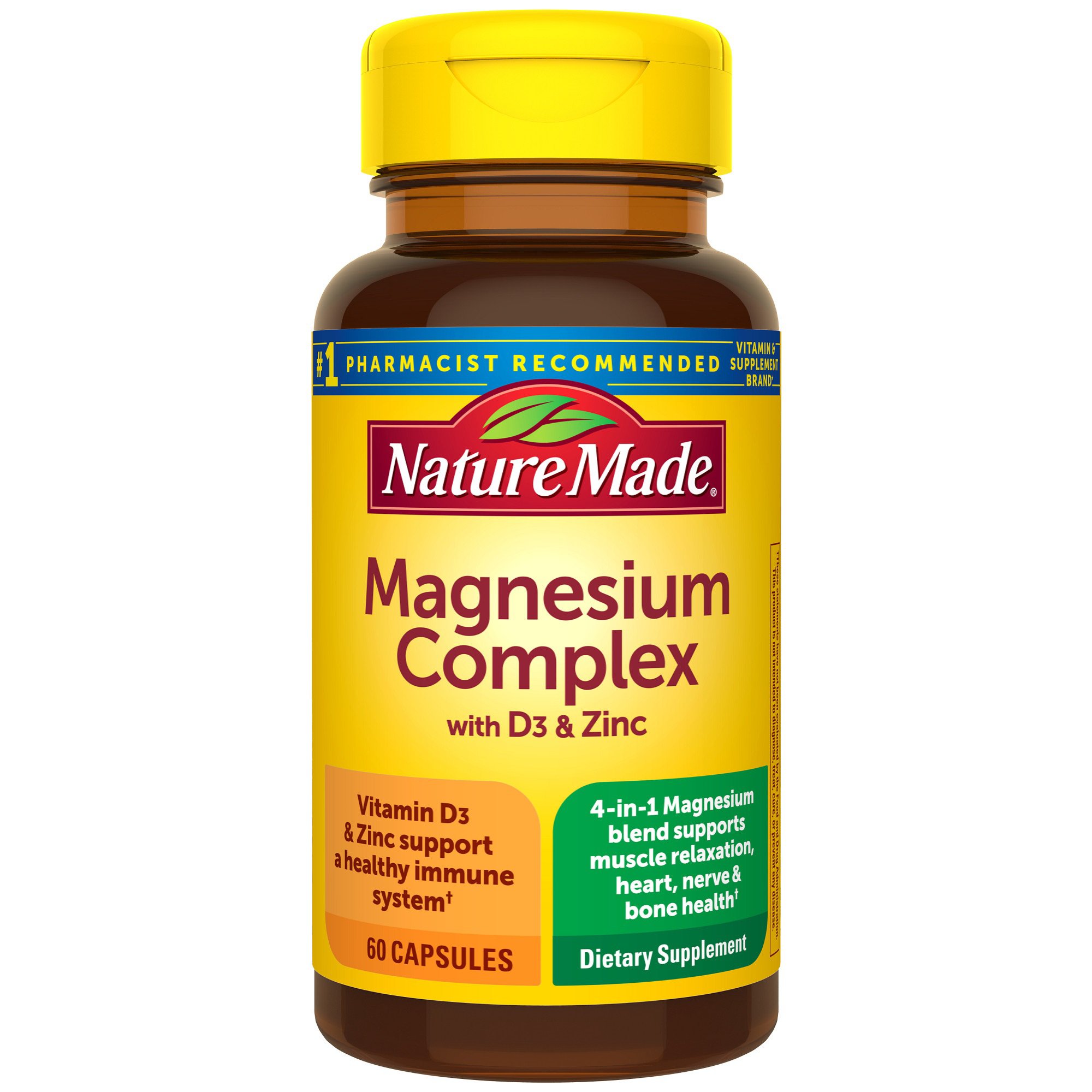 Nature Made Magnesium Complex Capsules, 60 ct