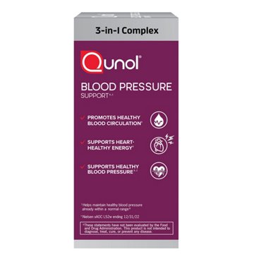 Qunol Blood Pressure Support Capsules, 60 ct