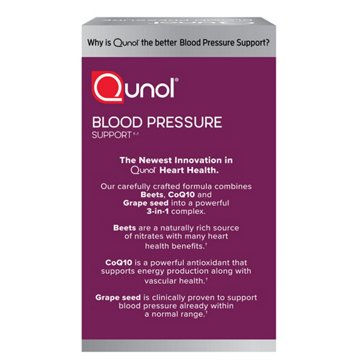 Qunol Blood Pressure Support Capsules, 60 ct