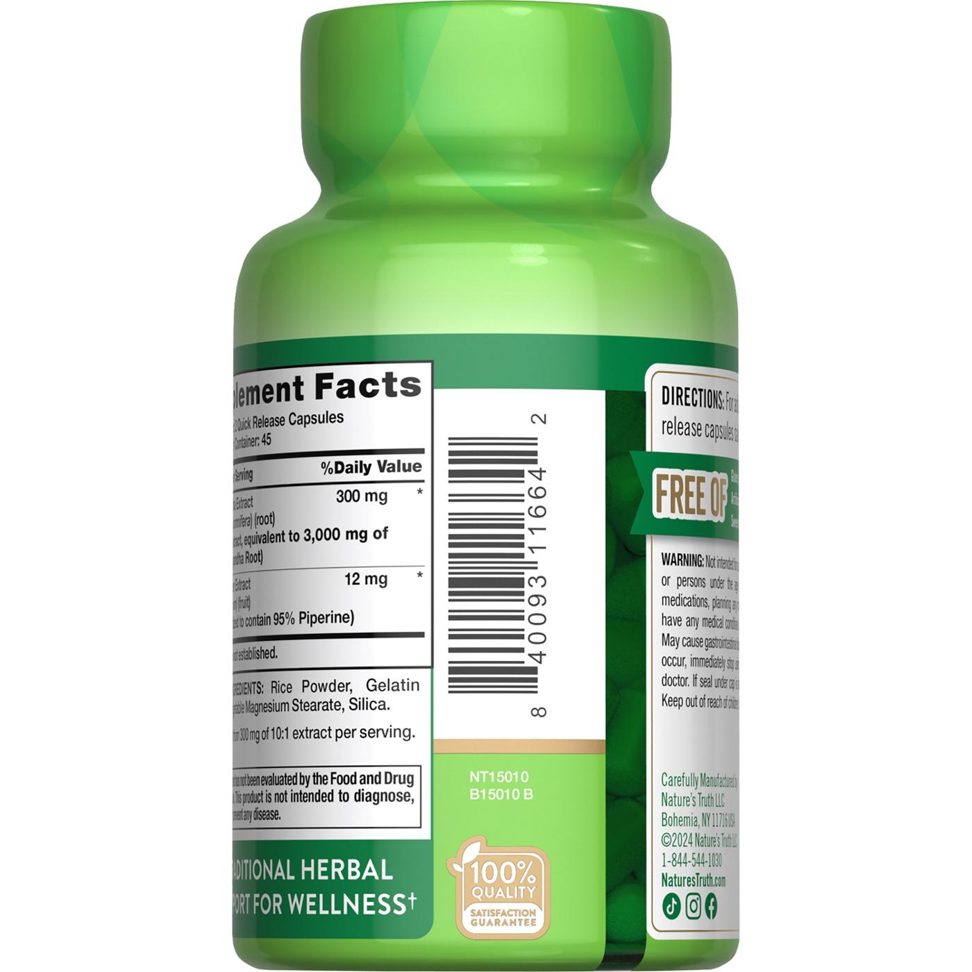 Nature's Truth Ashwagandha - 3,000 mg; image 4 of 4