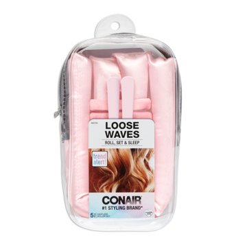 Conair Loose Waves Heatless Roller Set, 5 ct