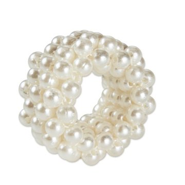 Scunci Pearl Ponytailer w/ Bonus Polyband