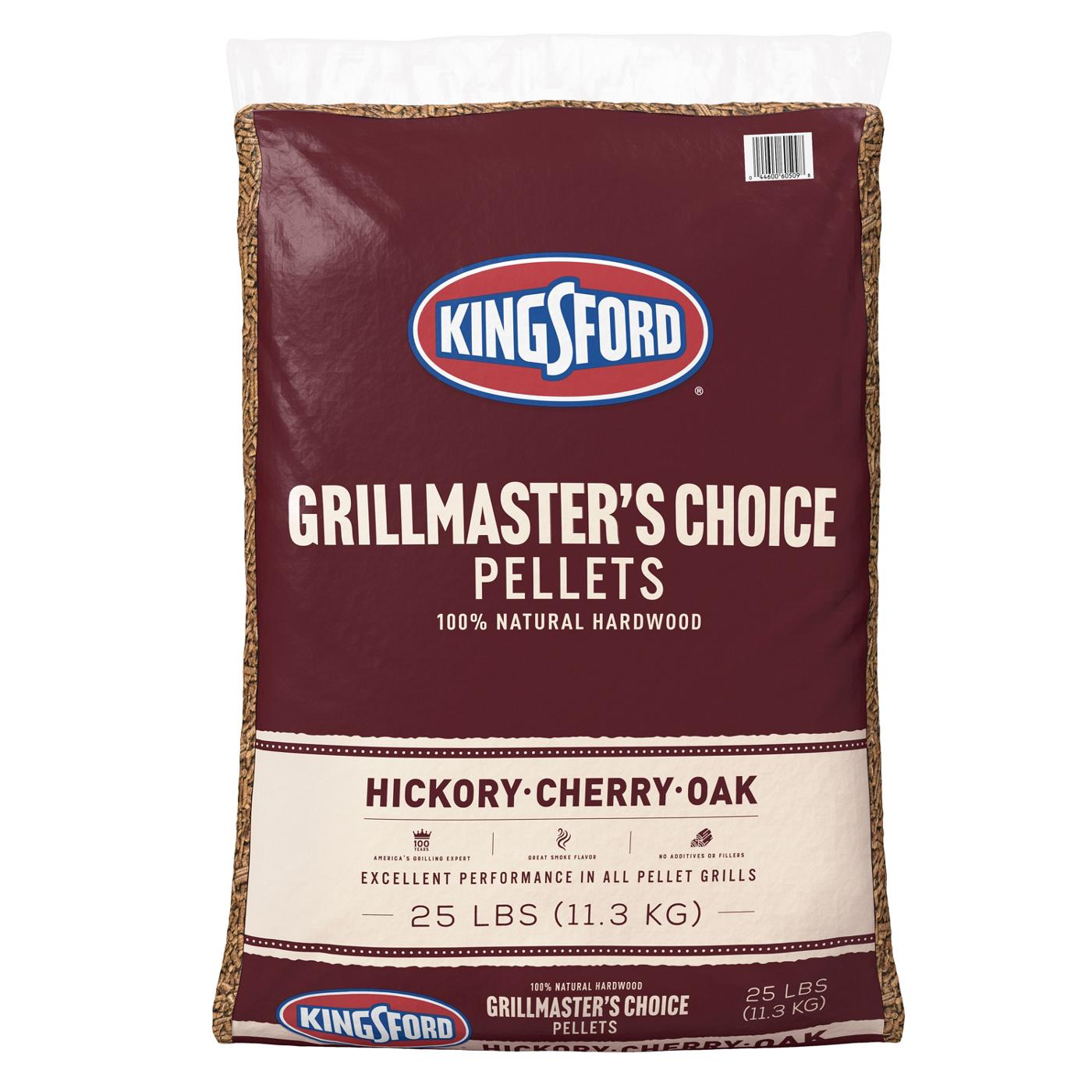 Kingsford 100% Natural Hardwood Grillmaster's Choice Wood Pellets - Hickory, Cherry and Oak; image 1 of 5