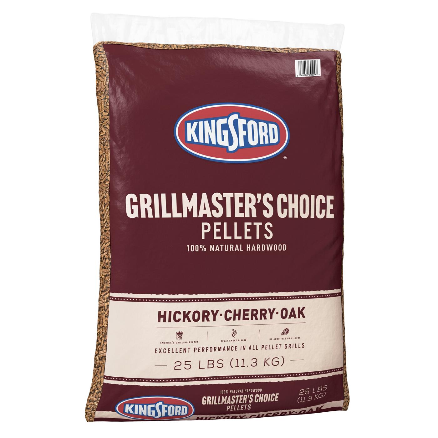 Kingsford 100% Natural Hardwood Grillmaster's Choice Wood Pellets - Hickory, Cherry and Oak; image 3 of 5