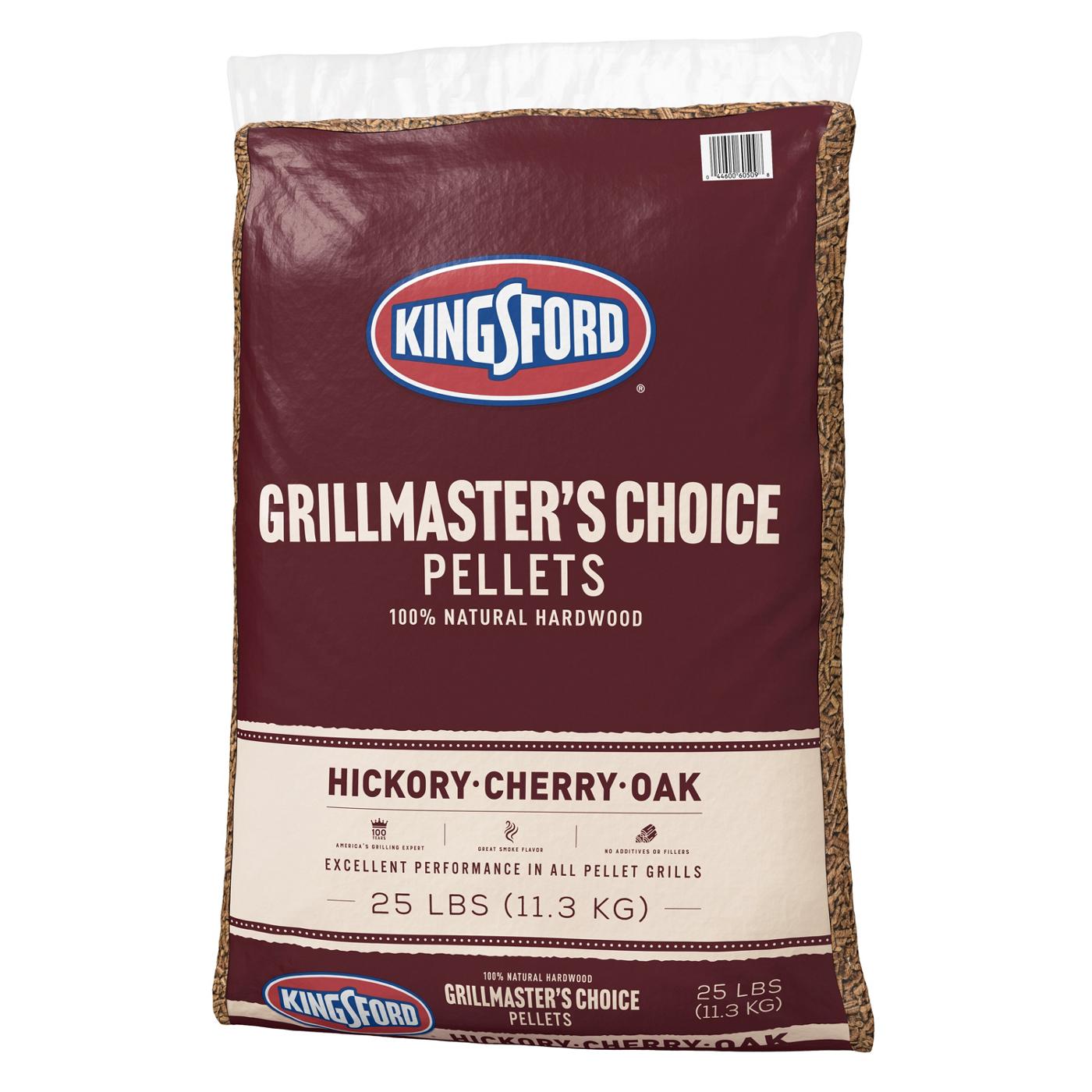 Kingsford 100% Natural Hardwood Grillmaster's Choice Wood Pellets - Hickory, Cherry and Oak; image 5 of 5