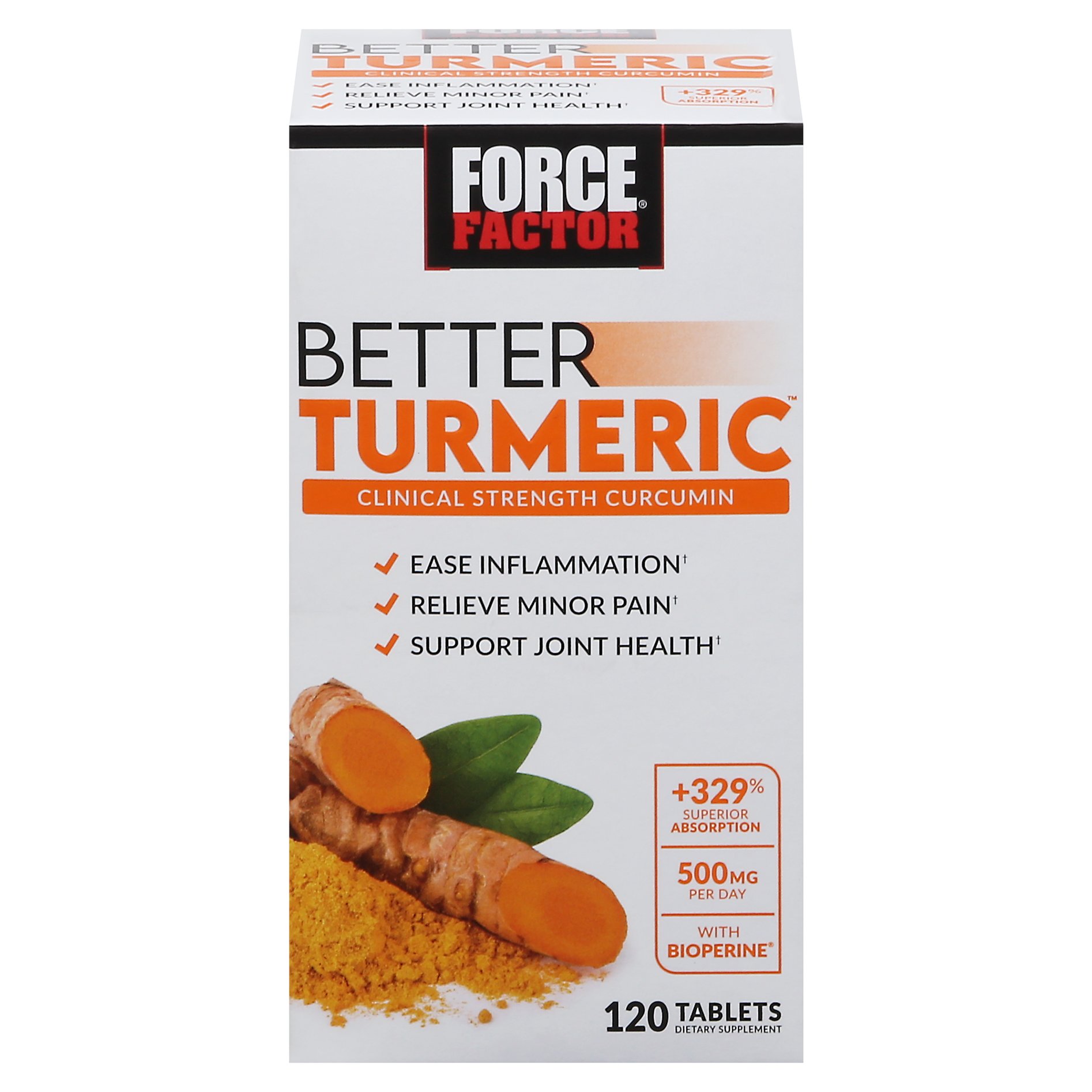 Force Factor Better Turmeric Tablets, 120 ct