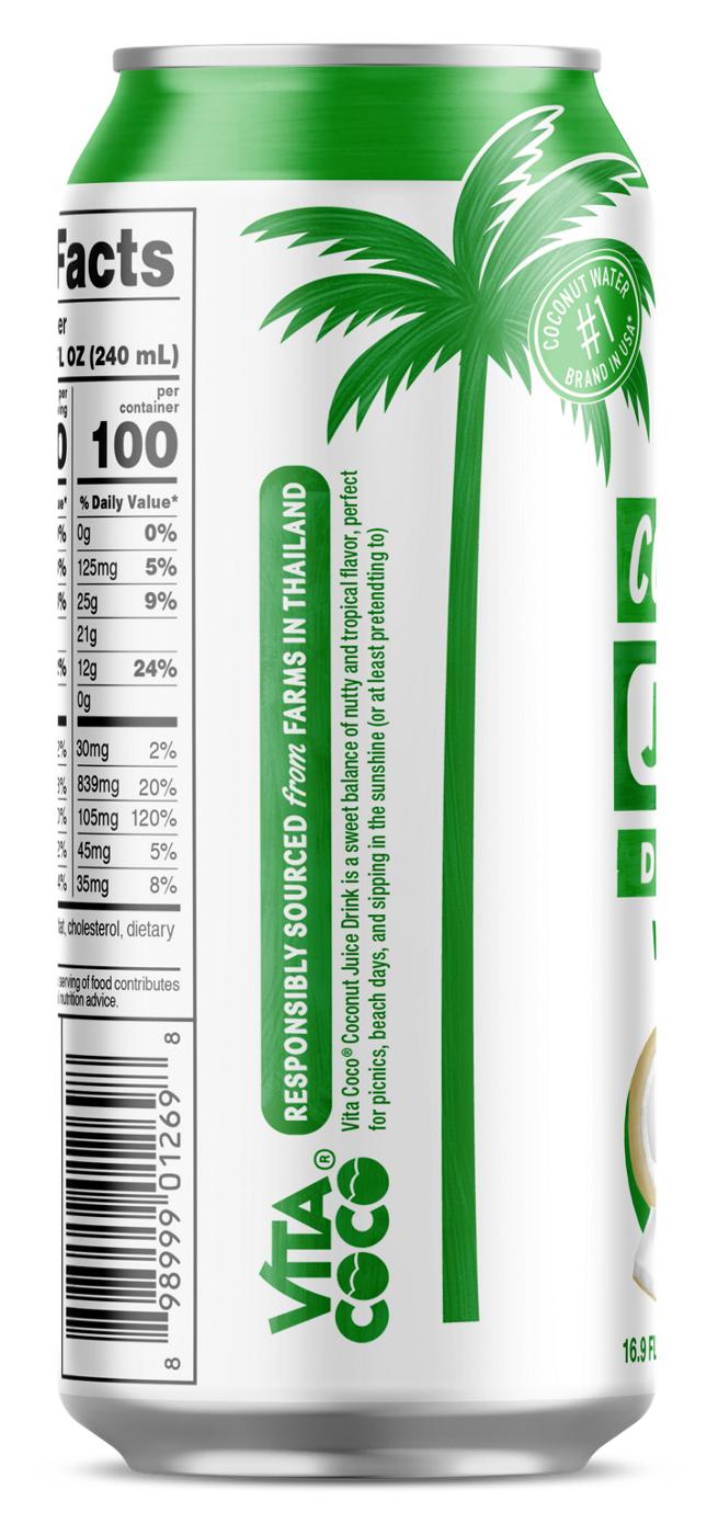 Vita Coco Coconut Juice Drink with Pulp; image 3 of 3