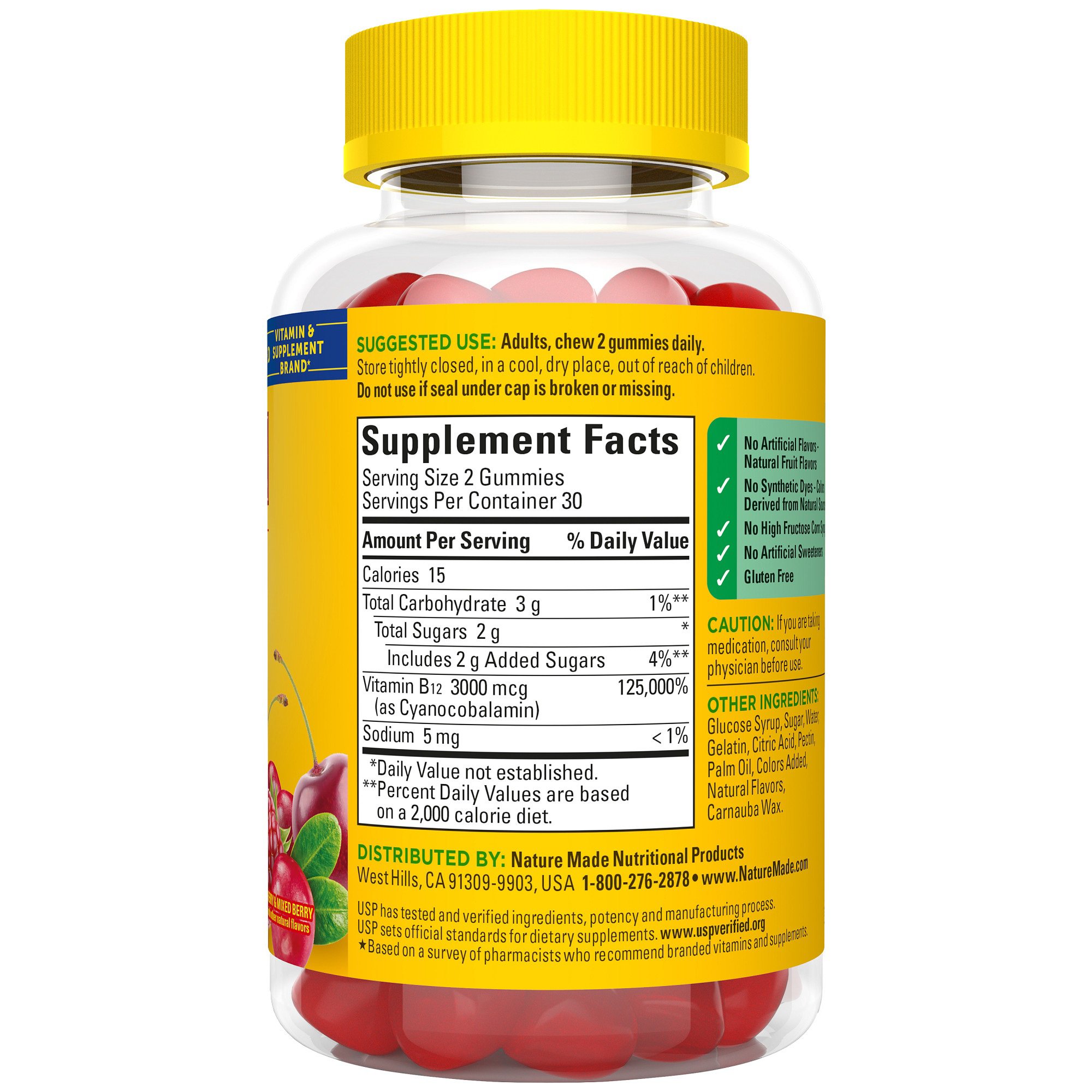 Nature Made Vitamin B12 Gummies - 3000 Mcg - Shop Vitamins A-Z At H-E-B