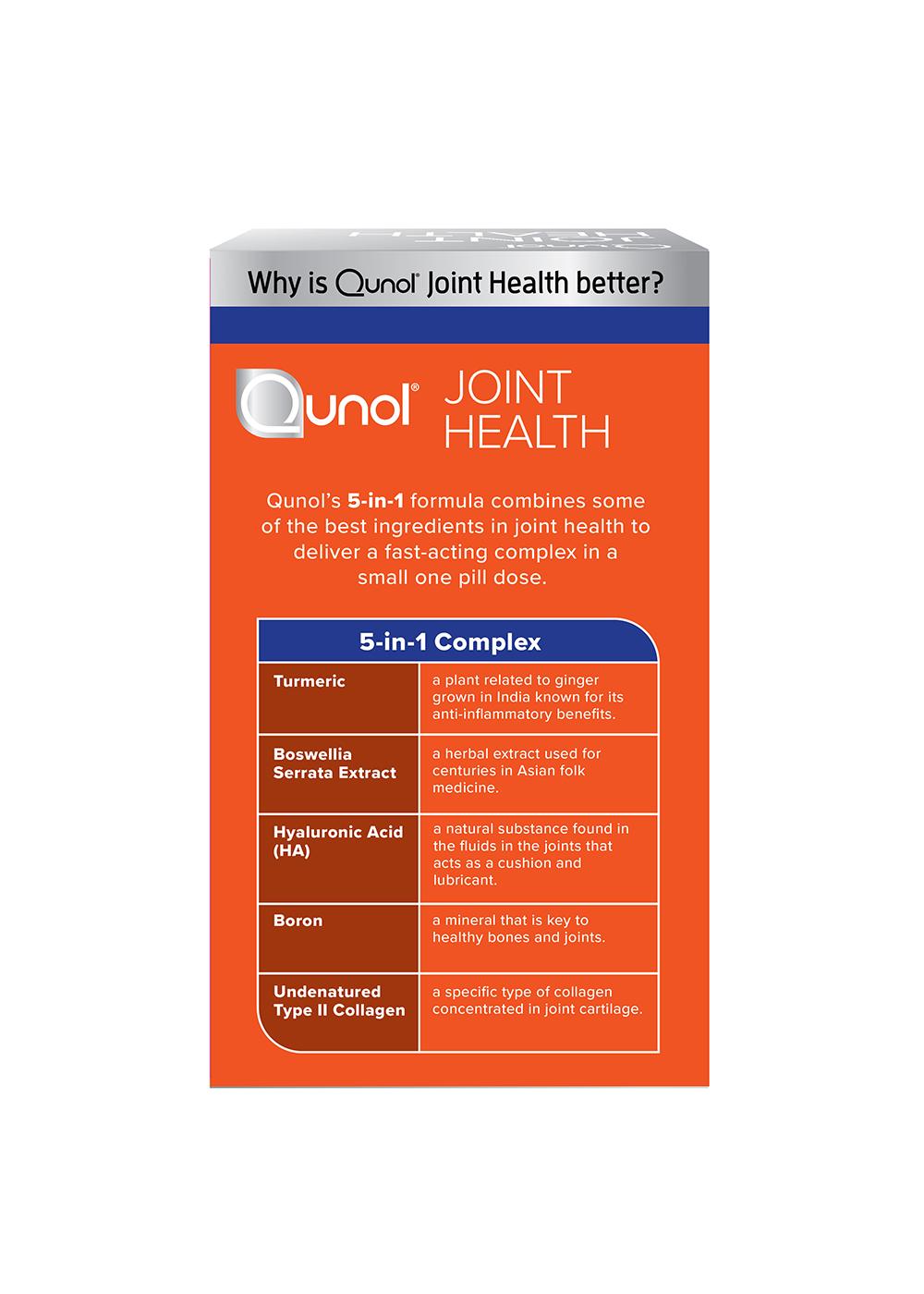 Qunol Joint Health with Turmeric Capsules; image 4 of 4