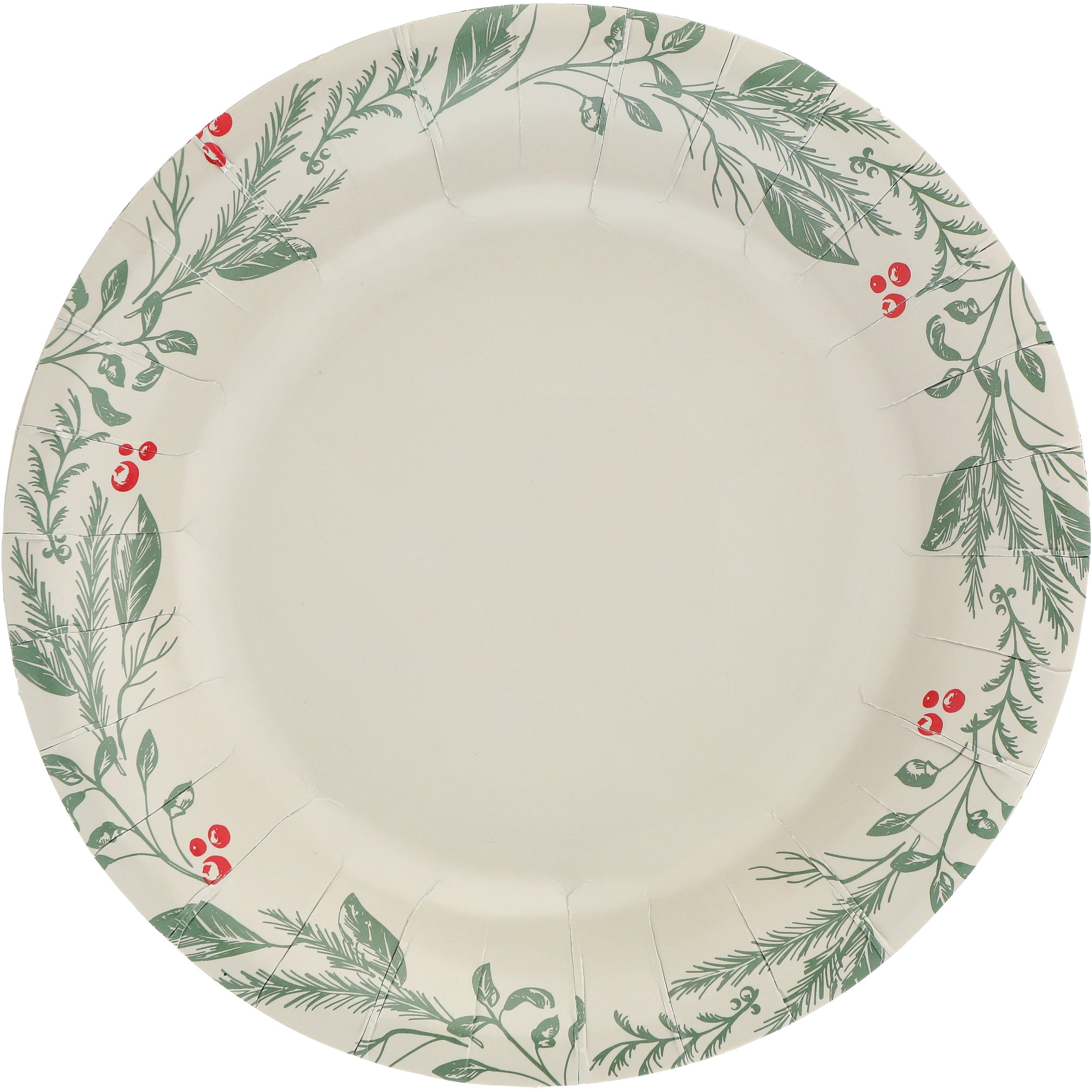 Destination Holiday Christmas Holly Paper Plates, 10 Ct Shop Party