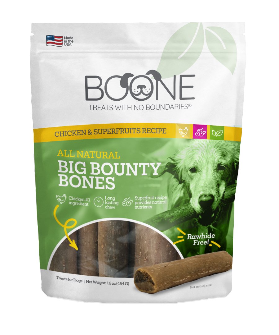 Boone Chicken & Superfruits Big Bounty Bones Dog Treats Shop Bones & rawhides at HEB