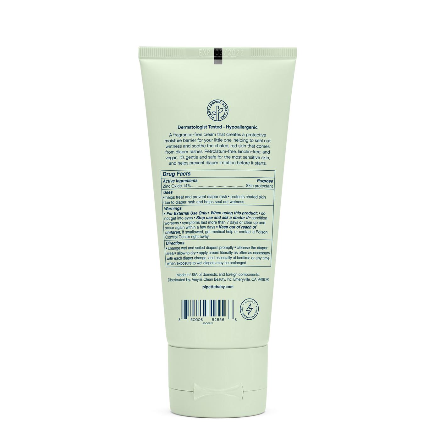 Pipette Diaper Rash Cream Shop Lotion & Powder at HEB